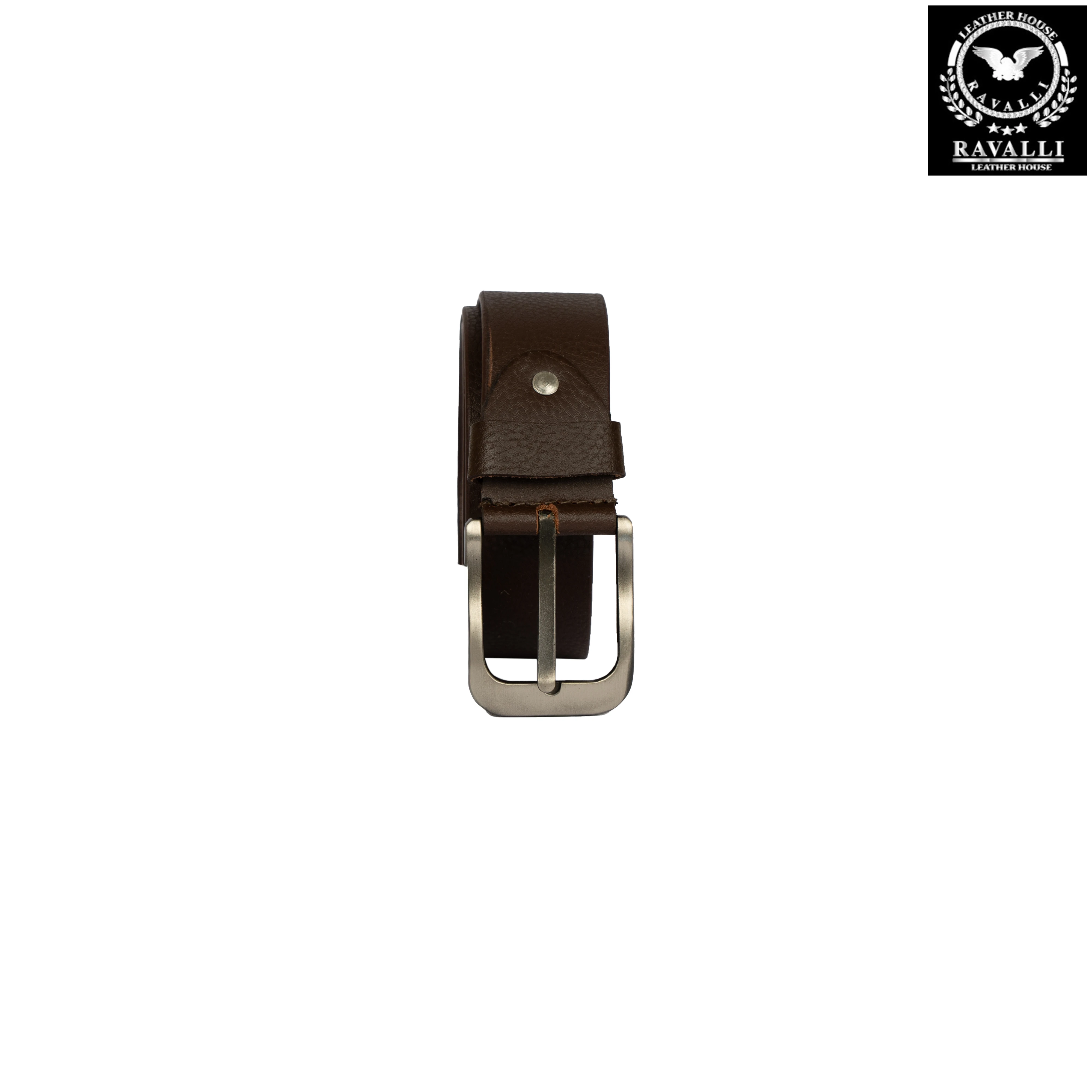 Men’s Leather Belt – Soft Grain Texture – 100% Genuine Leather