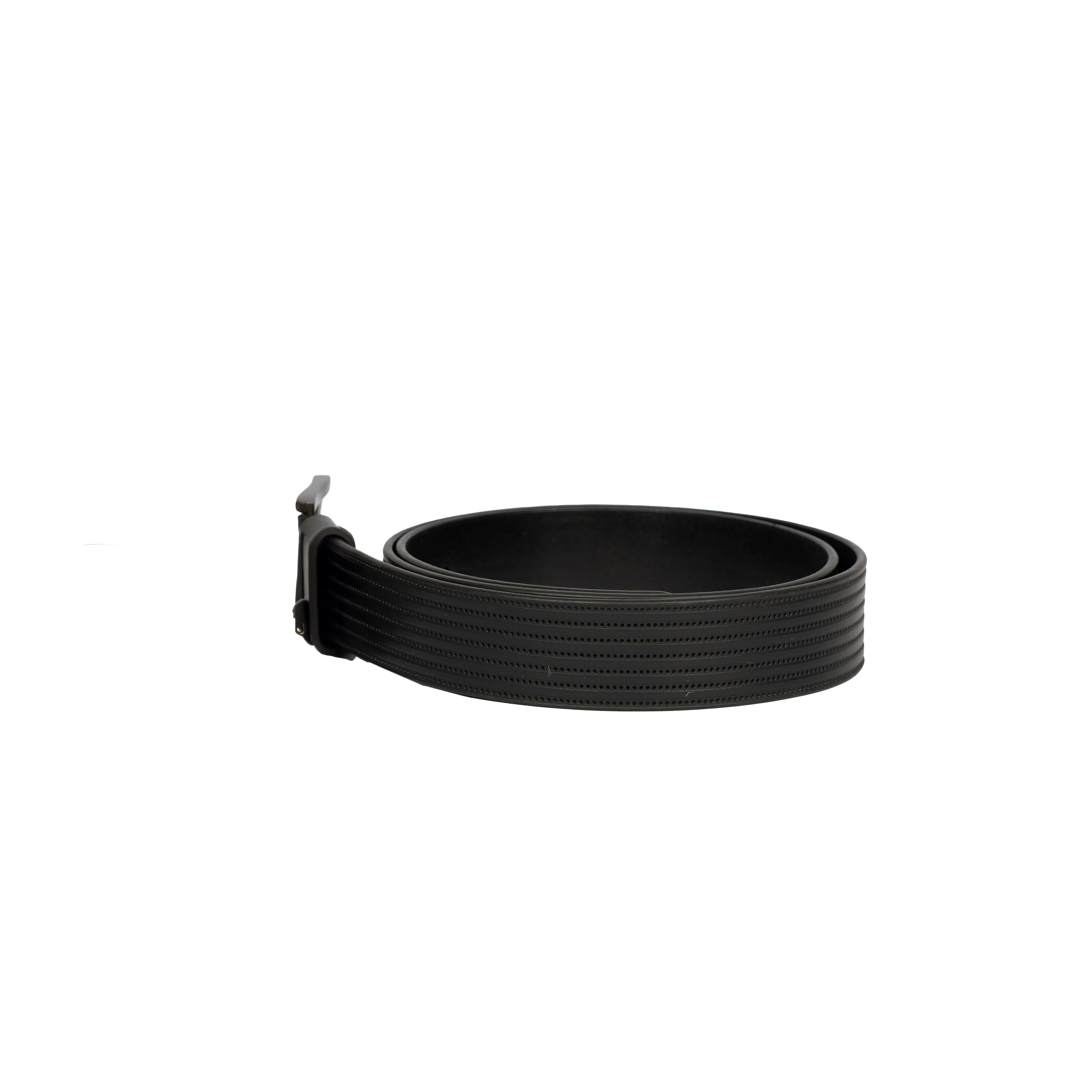 Men’s Leather Belt – Engraved Liner Stripes – 100% Genuine